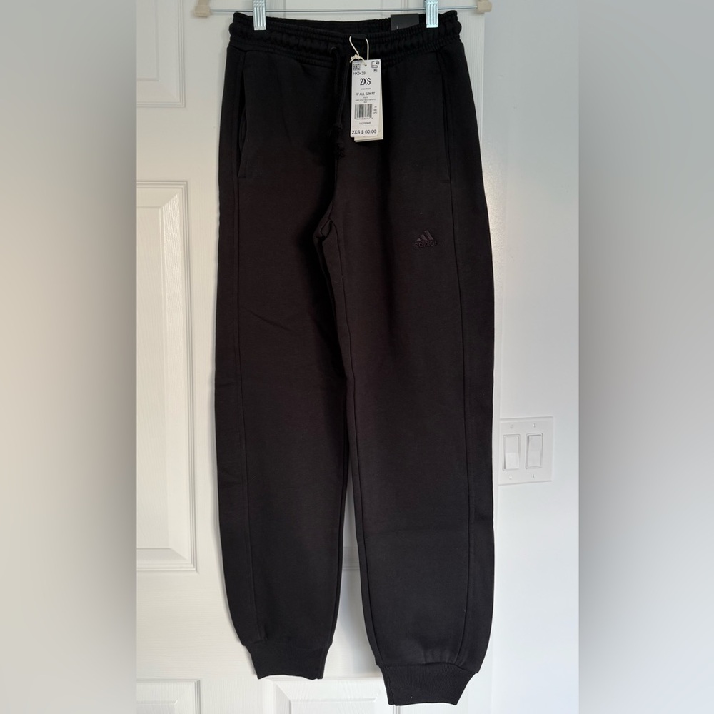 Adidas Unisex Black Joggers
